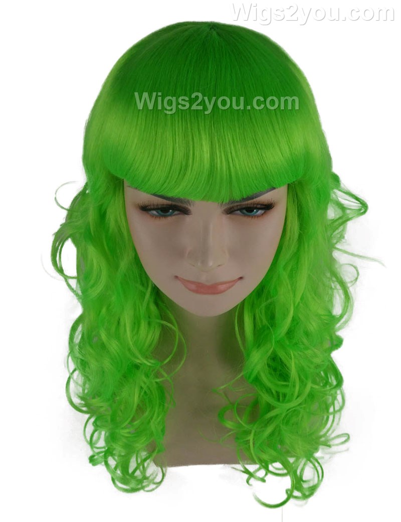Wigs2you ハロウィン パーティー プレミアム H-816 バットマン 女性ジョーカー ウィッグ Lt グリーンカラー