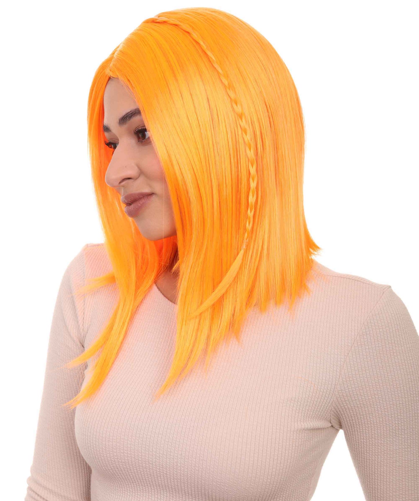 Wigs2you ハロウィンパーティープレミアム H-892 スワンプクイーンウィッグ パンプキンオレンジ色