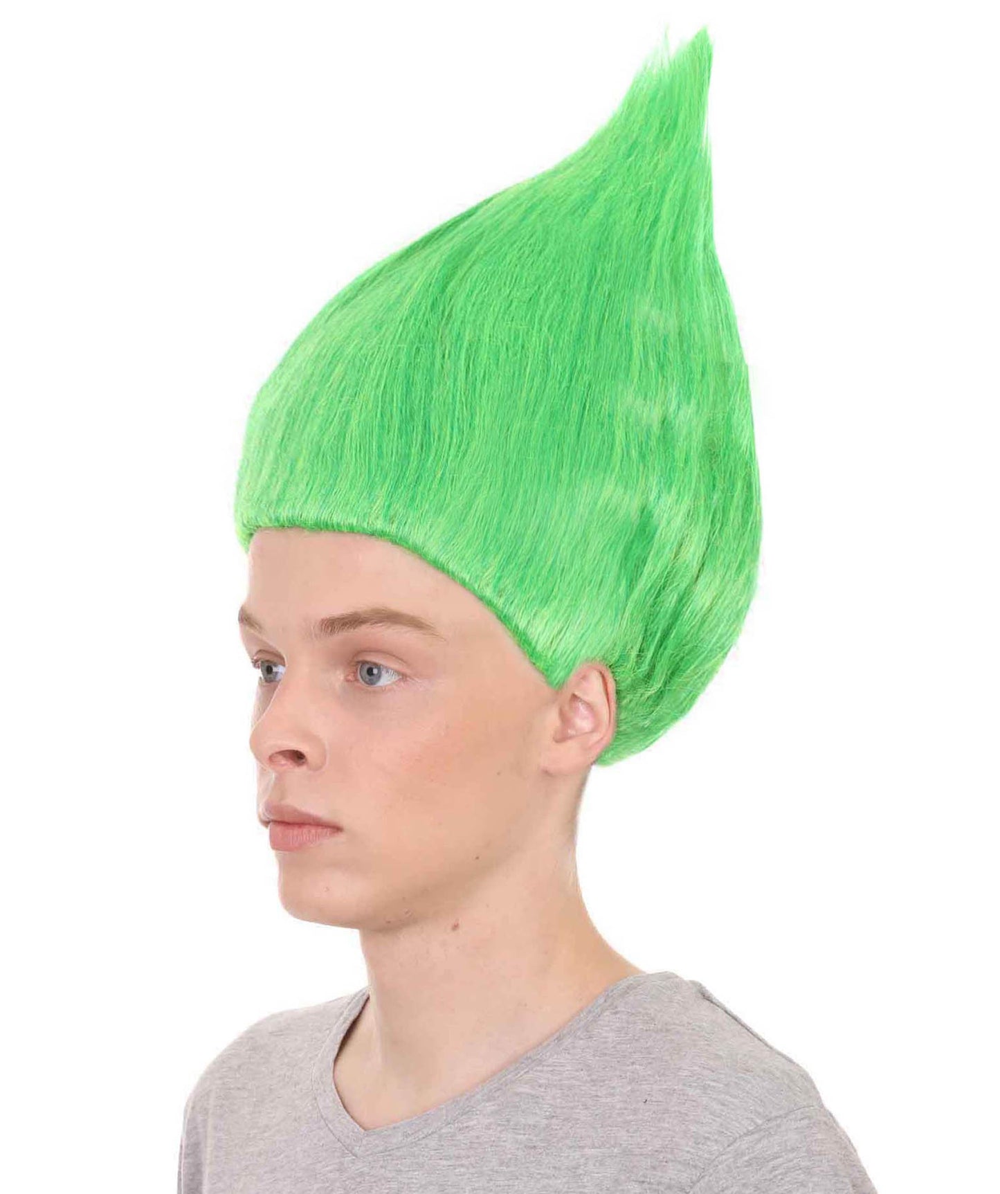 Wigs2you ハロウィン パーティー プレミアム メンズ H-635 トロールズ ウィッグ グリーン色
