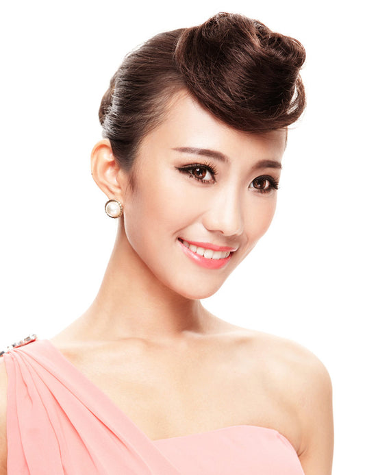 ヘアアクセサリー★毛流れが綺麗で上品スタイルにもピッタリ!付ける場所は自由自在にアレンジして。W-8246