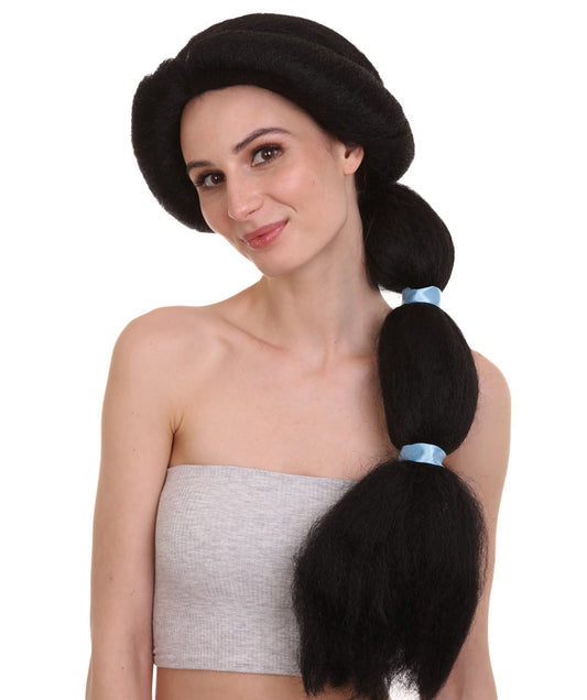 Halloween Party Premium Ladies H-4701 Wreck It Ralph 2 Princess Jasmine Braided Wig