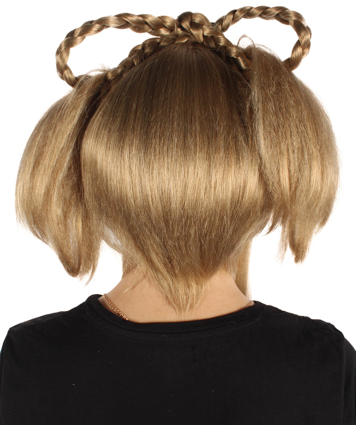 Wigs2you H-6921 アクションロールプレイングゲームキャラクター用ショートコスプレブロンドウィッグ I ハロウィンに最適 I 難燃性合成繊維