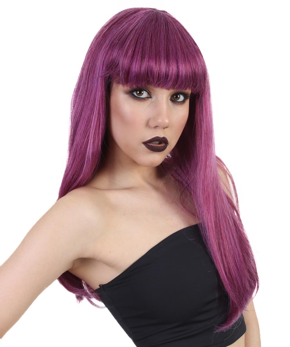 Wigs2you ハロウィンパーティープレミアム H-1857 着け心地が良い とても快適 大人用 女性 コスプレウィッグ ディセンダンツ2 マル