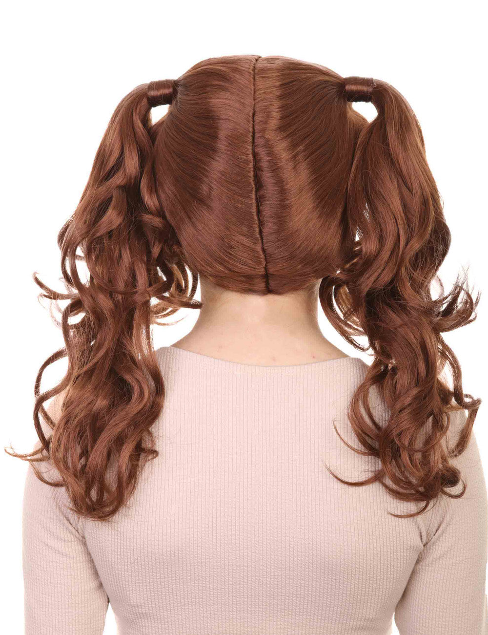 Wigs2you ハロウィンパーティー プレミアム レディース H-768 ドリー ピグテール ウィッグ オーバーンブラウン色