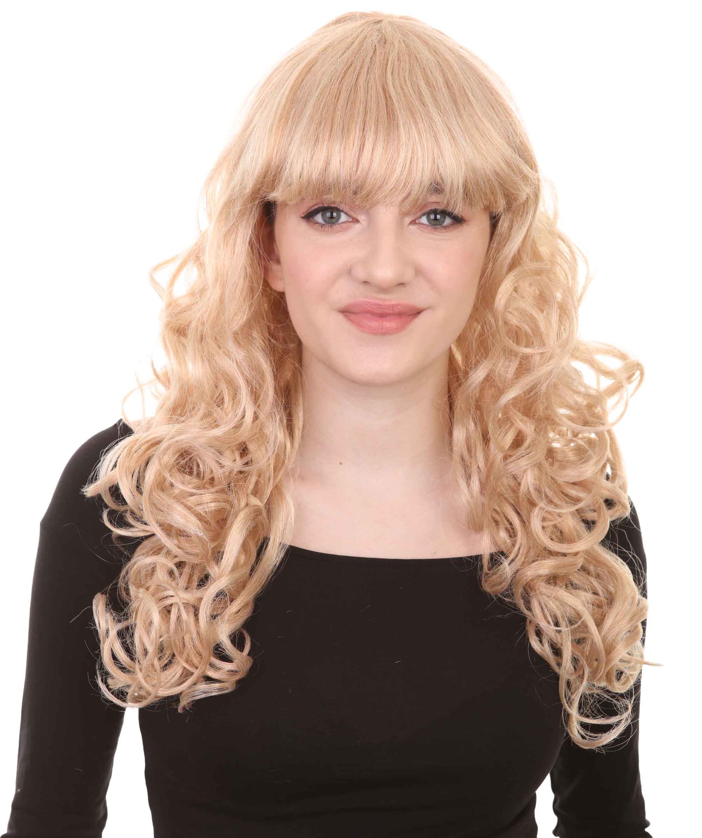 Wigs2you ハロウィン パーティー プレミアム H-833 バットマン 女性ジョーカー ウィッグ ゴールデン ブロンド カラー