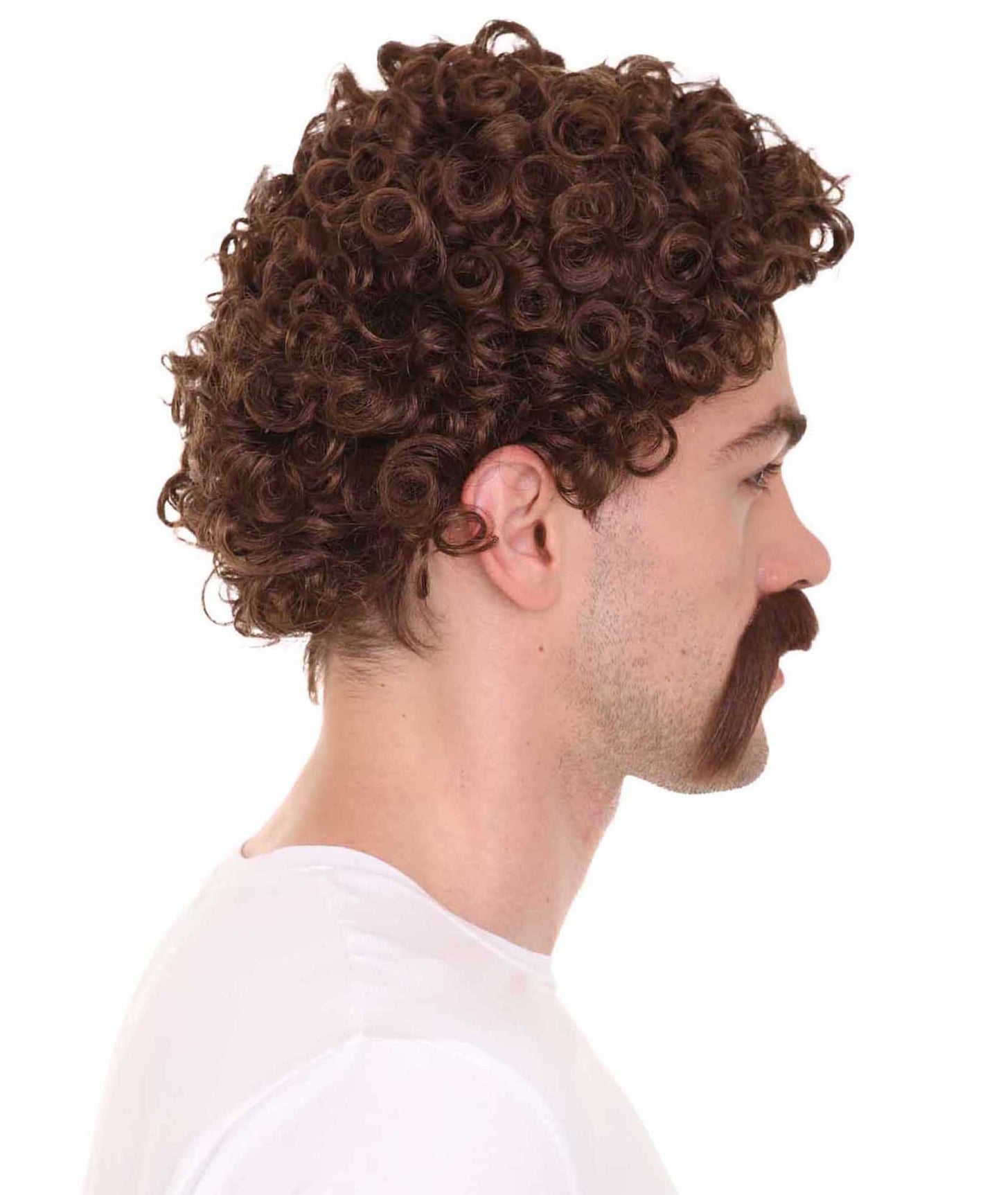 Wigs2you ハロウィン パーティー プレミアム メンズ H-639 ショート ブラウンカラー メンズウィッグ