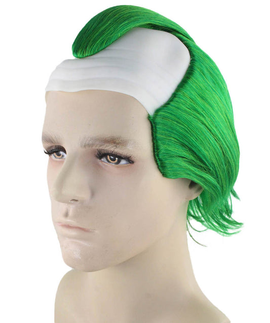 ハロウィンパーティー プレミアム 男性用 H-2503 グリーン ジョーカー ウィッグ