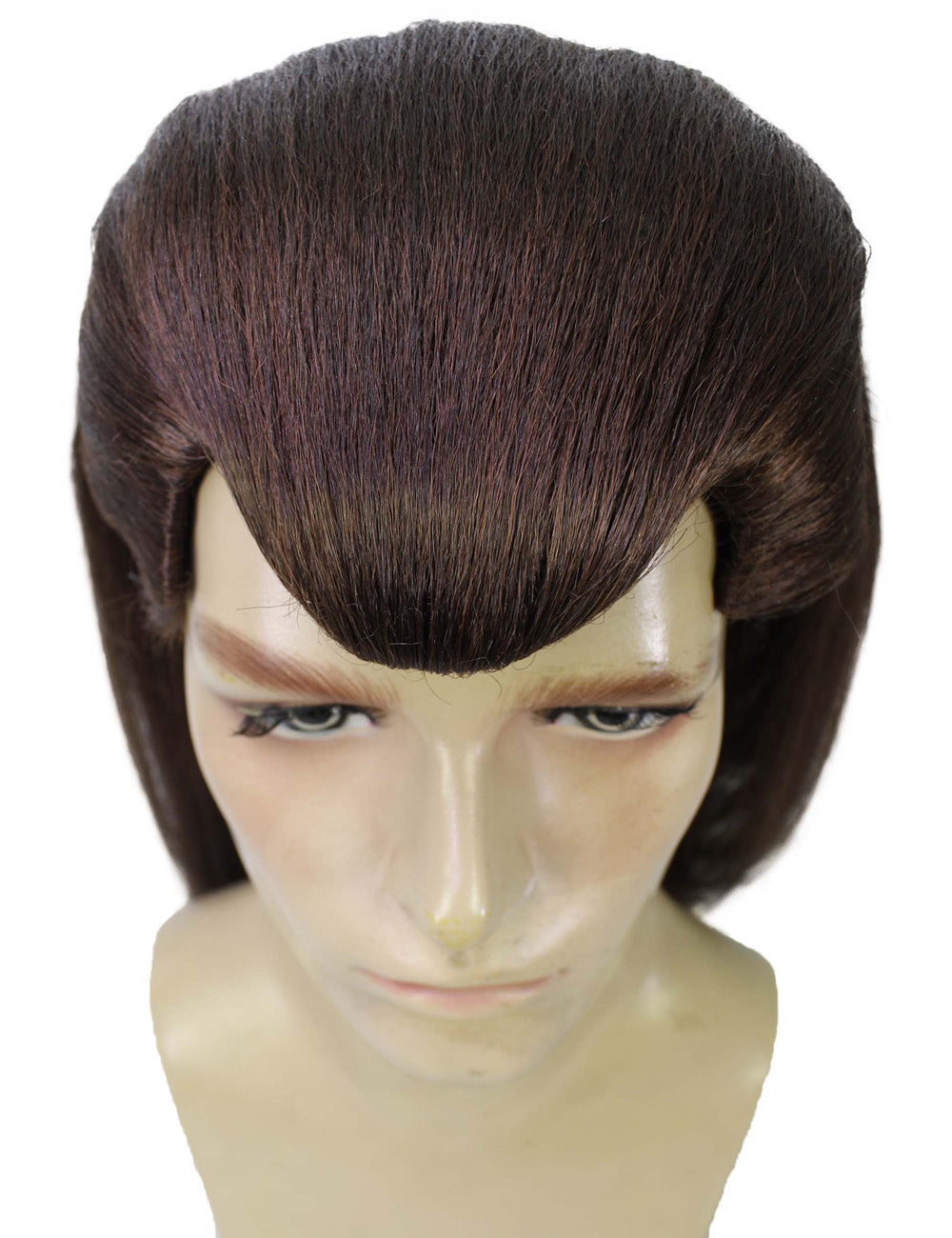 ハロウィンパーティー プレミアム 大人用 男性の「Gareth Bale」の茶色のウィッグ H-5698