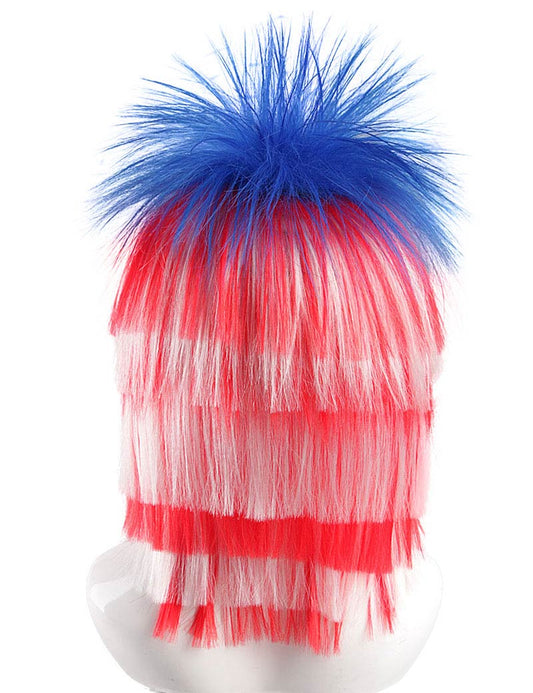 フラッグ スポーツ マレット ウィッグ コレクション フラッグ-004 プレミアム通気性キャプレス キャップ