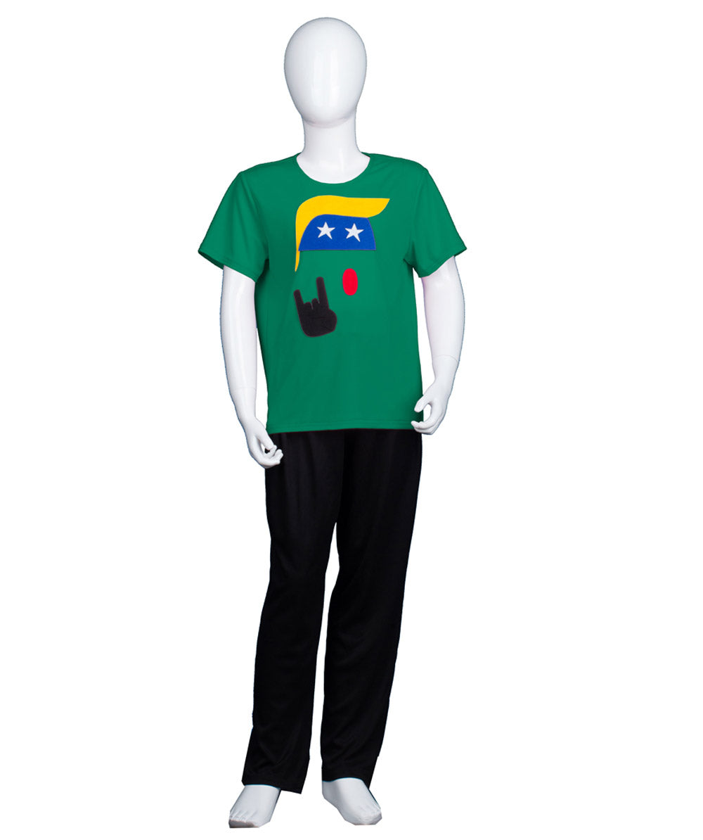 子供用 JCO-177(Kids)_7 プレジデント ロゴ Tシャツ ダーク グリーン コスプレ コスチューム