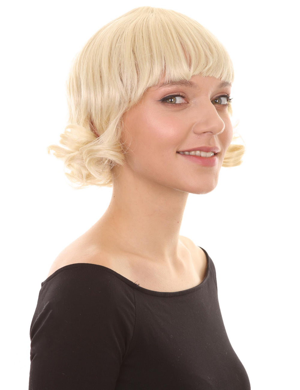 Wigs2you ハロウィン パーティー プレミアム レディース H-1363 着けやすい 快適なフィット感 カーニバル ブロンド ウェーブのかつら