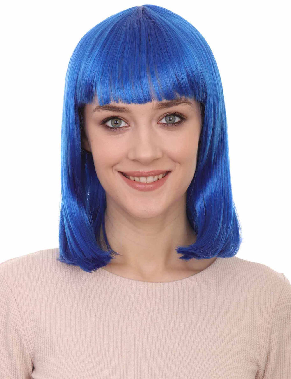 Wigs2you ハロウィンパーティー プレミアム レディース H-659 ダークブルー ボブウィッグ