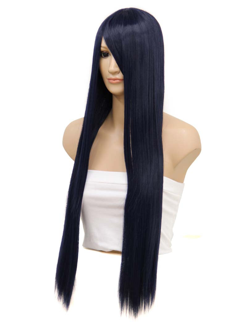 レディースファッション C-017 ロングストレート C-ダークネイビー コスプレ ヒートスタイルウィッグ