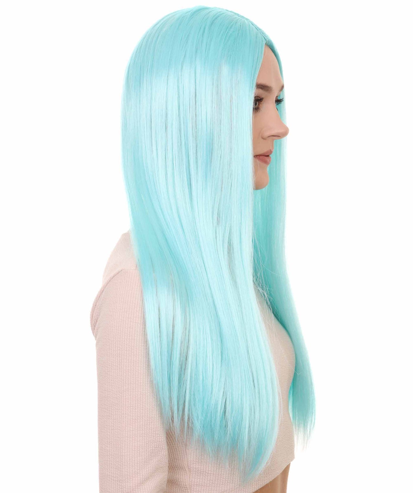 Wigs2you ハロウィンパーティープレミアム H-858 悪の花嫁 II 女性ウィッグ ブルーレイク色