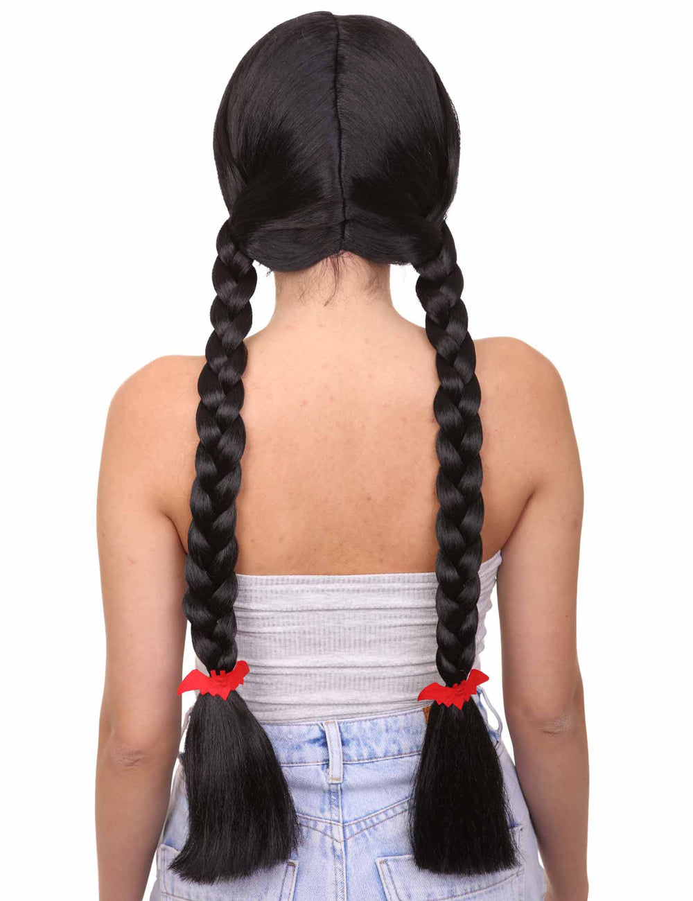 Wigs2you ハロウィンパーティープレミアムレディース H-1474 美しいルックを手に入れよう!ゴシックスクールガールのピグテールスタイルのウィッグ