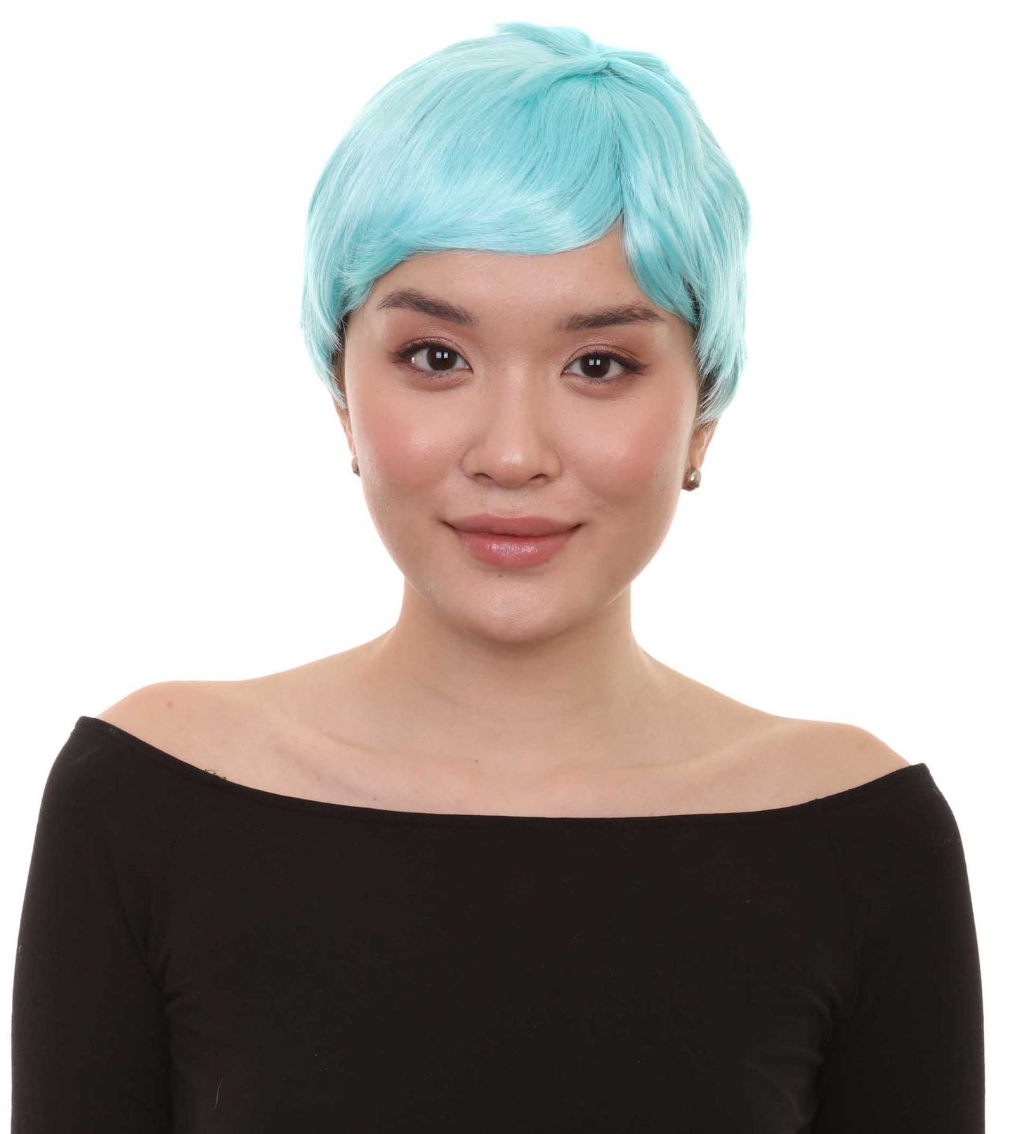 Wigs2you ハロウィンパーティープレミアム レディース H-587 コウノトリウィッグ ライトブルー