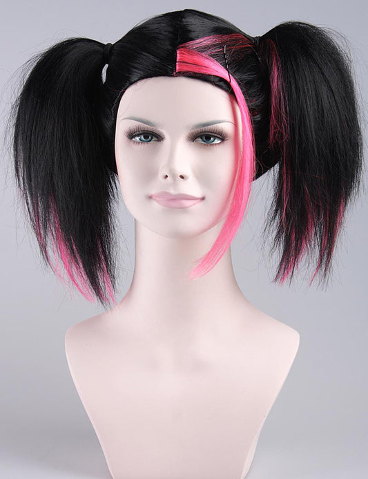 大人の木の女性ウィッグ コスプレハロウィンマルチカラーウィッグ プレミアム通気性キャップレスキャップ H-298