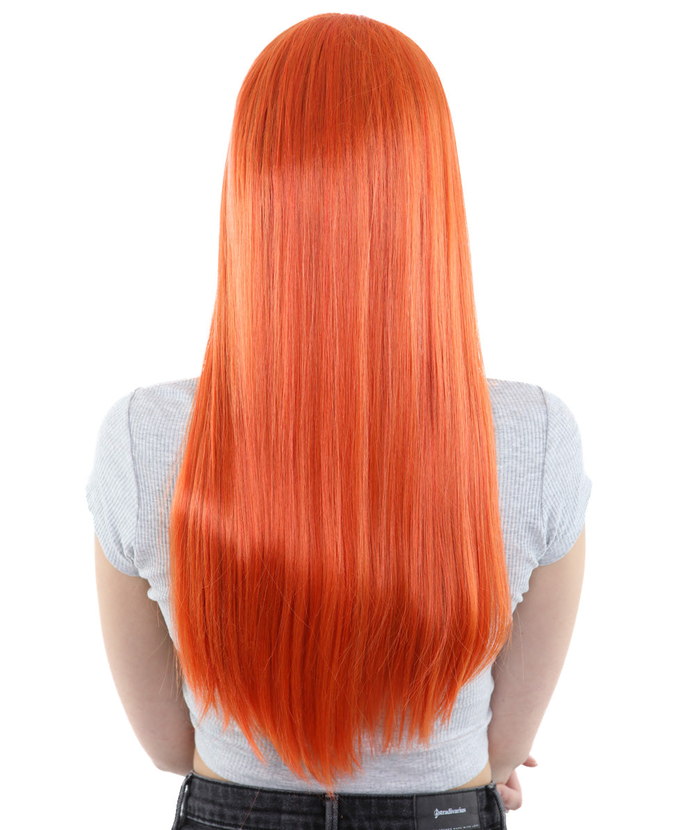 Wigs2you ハロウィンパーティープレミアム H-852 悪の花嫁 II 女性ウィッグ オレンジ色
