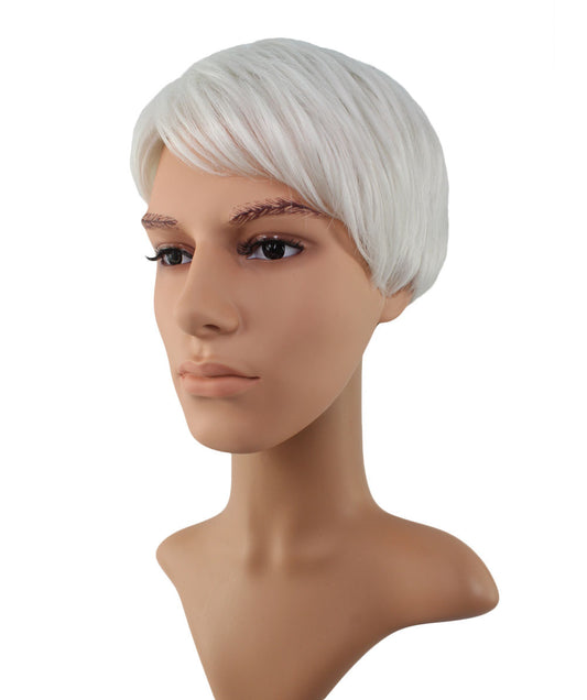 メンズウィッグ!簡単にボリュームアップ!薄毛対策に最適!耐熱商品♪ウィッグネット付き。WM-024