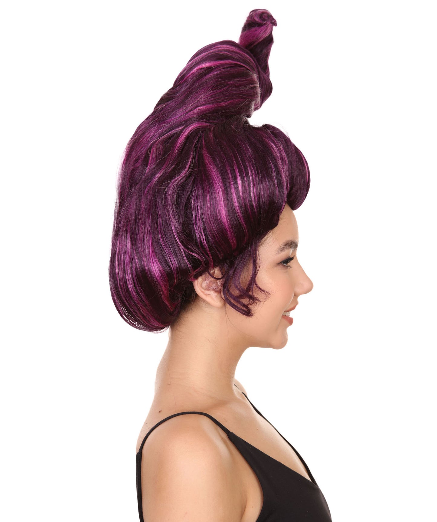 プレミアムハロウィンパーティーレディ H-5471 サンダーソンウィッチシスターウィッグ 紫