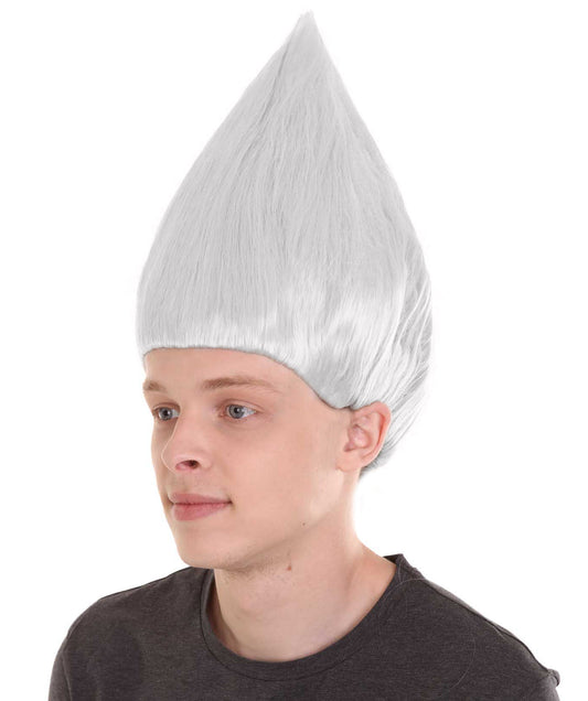 Wigs2you ハロウィンパーティープレミアム メンズ H-631 トロールズウィッグ ホワイトカラー