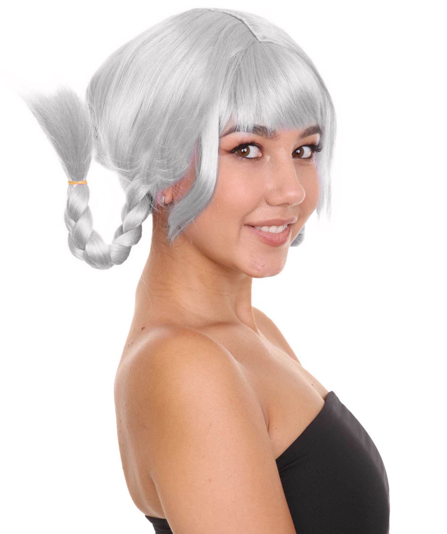 Wigs2you ハロウィン パーティー プレミアム レディース H-1648 簡単装着 とても快適 ピッピ ブロンド