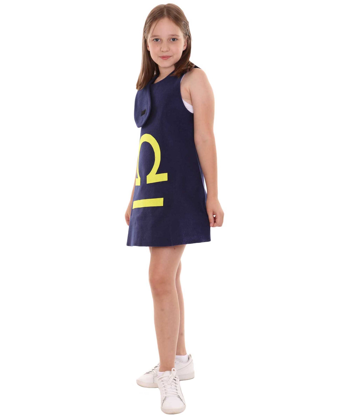 子供用ガール 12 JCO-255(Kids) 乙女座の星座 パーティー トロール ドレス コスチューム ブルー ハロウィン