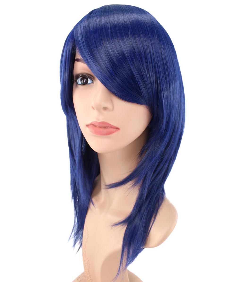 レディースファッション C-071 ロングストレート C-ワインレッド コスプレヒートスタイラブルウィッグ