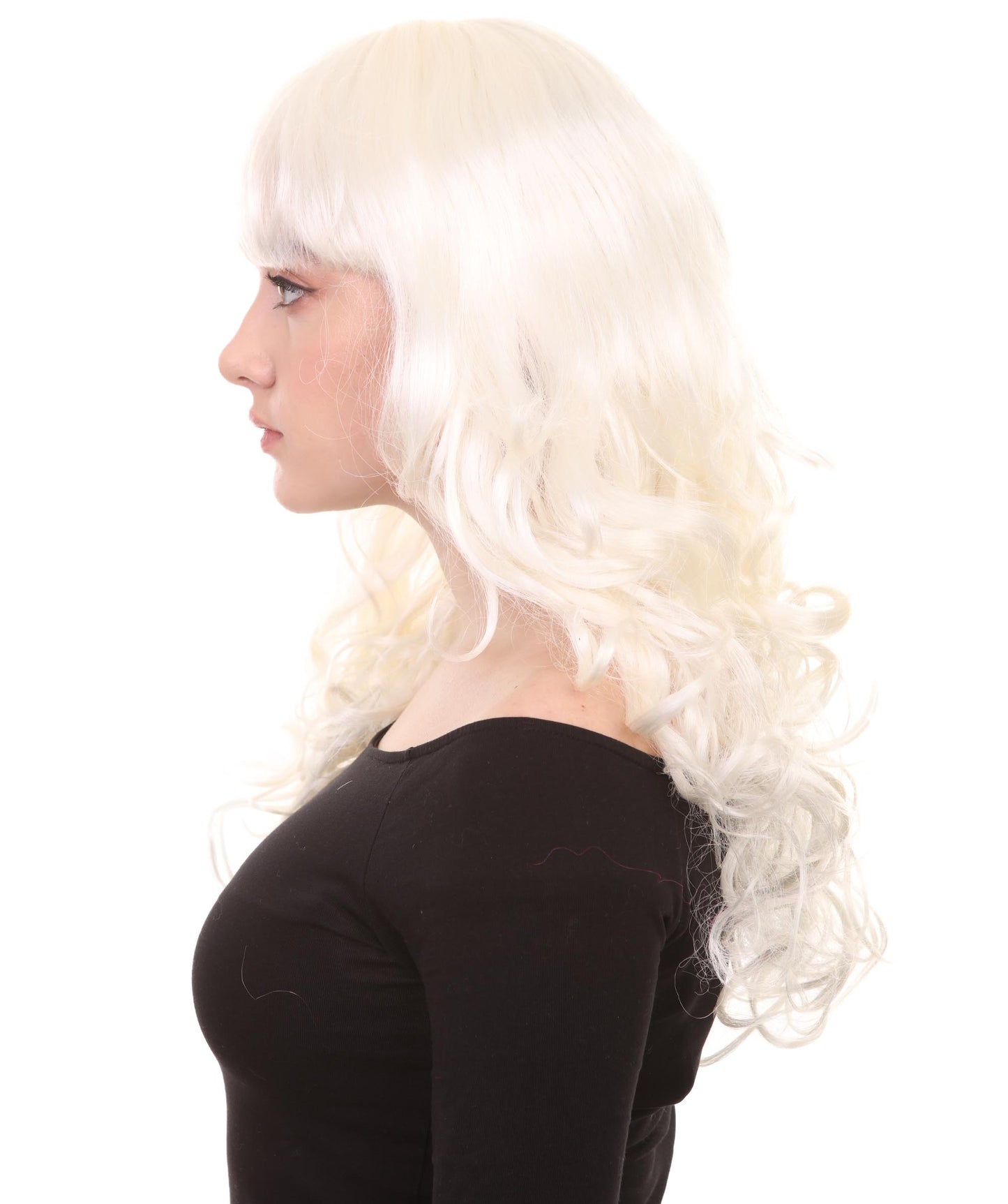 Wigs2you ハロウィンパーティープレミアム H-829 バットマン 女性ジョーカーウィッグ ホワイト色