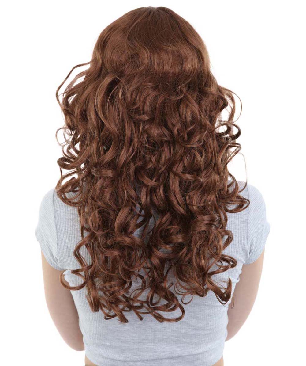 Wigs2you ハロウィンパーティープレミアム H-837 バットマン 女性ジョーカーウィッグ オーバーンブラウン色