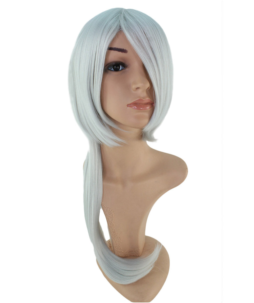 レディースファッション C-046 ロングストレート C-ブラック コスプレ ヒートスタイルウィッグ