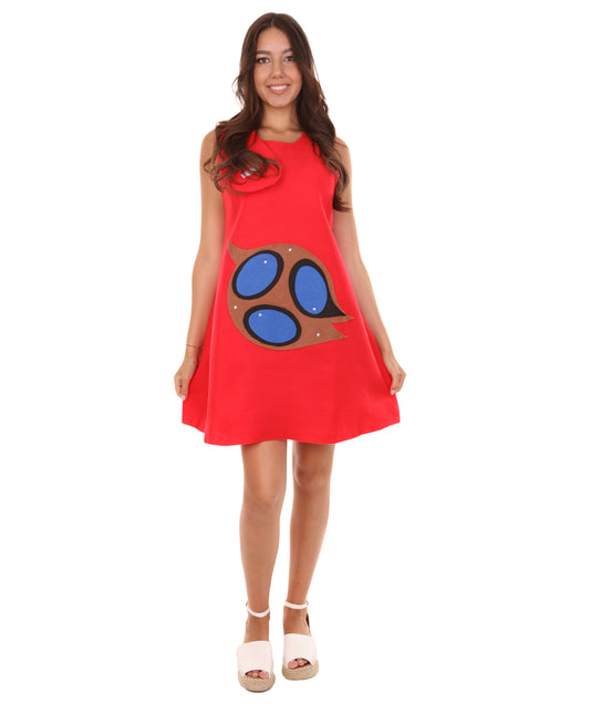 大人用女性の JCO-234 祝賀 トロール レッド コスチューム パトリオティック コスプレコスチューム