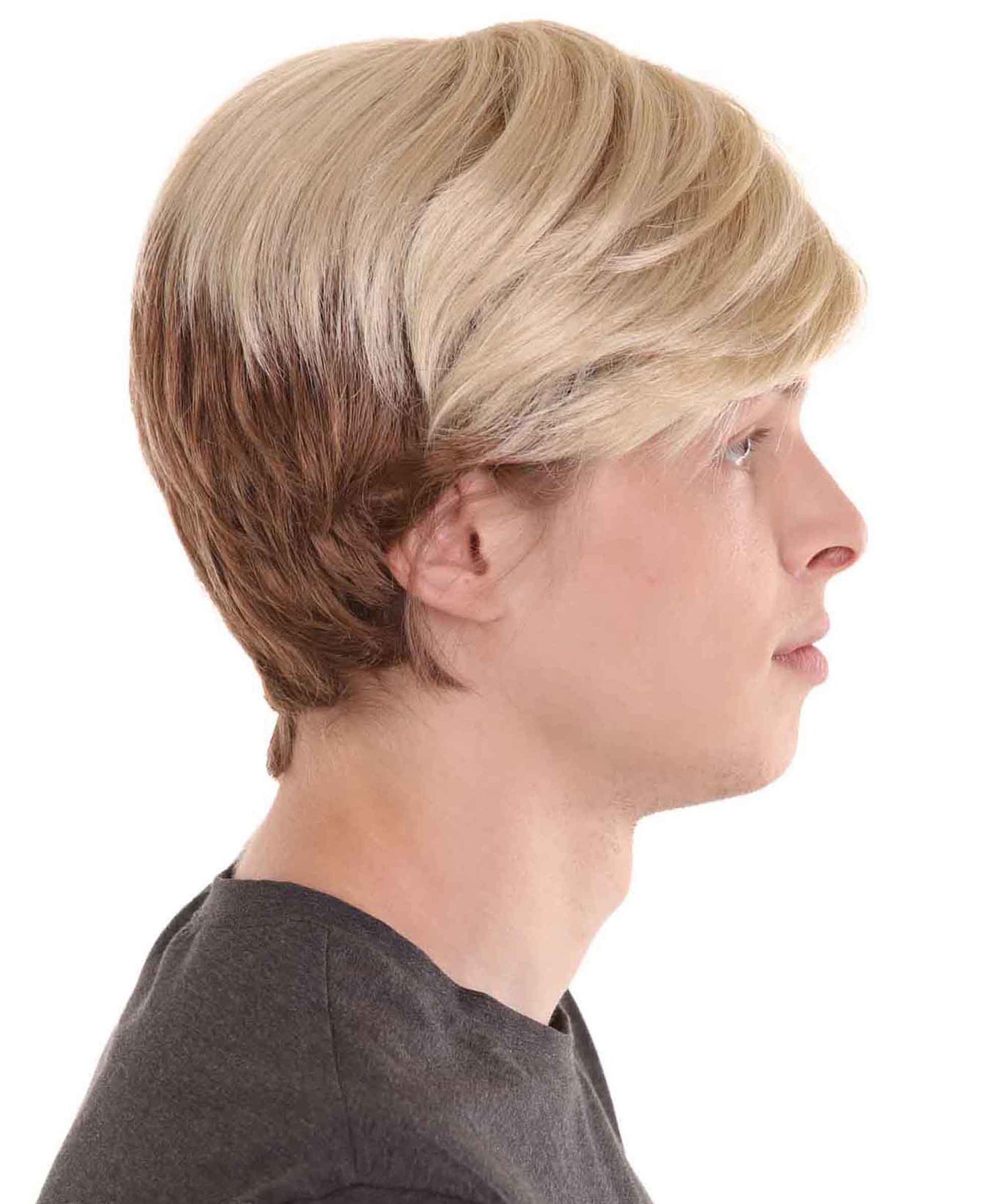 ハロウィンパーティープレミアム大人用 H-2206 ボーイバンドウィッグ 信頼を取り戻す 男性の髪の部分の利点