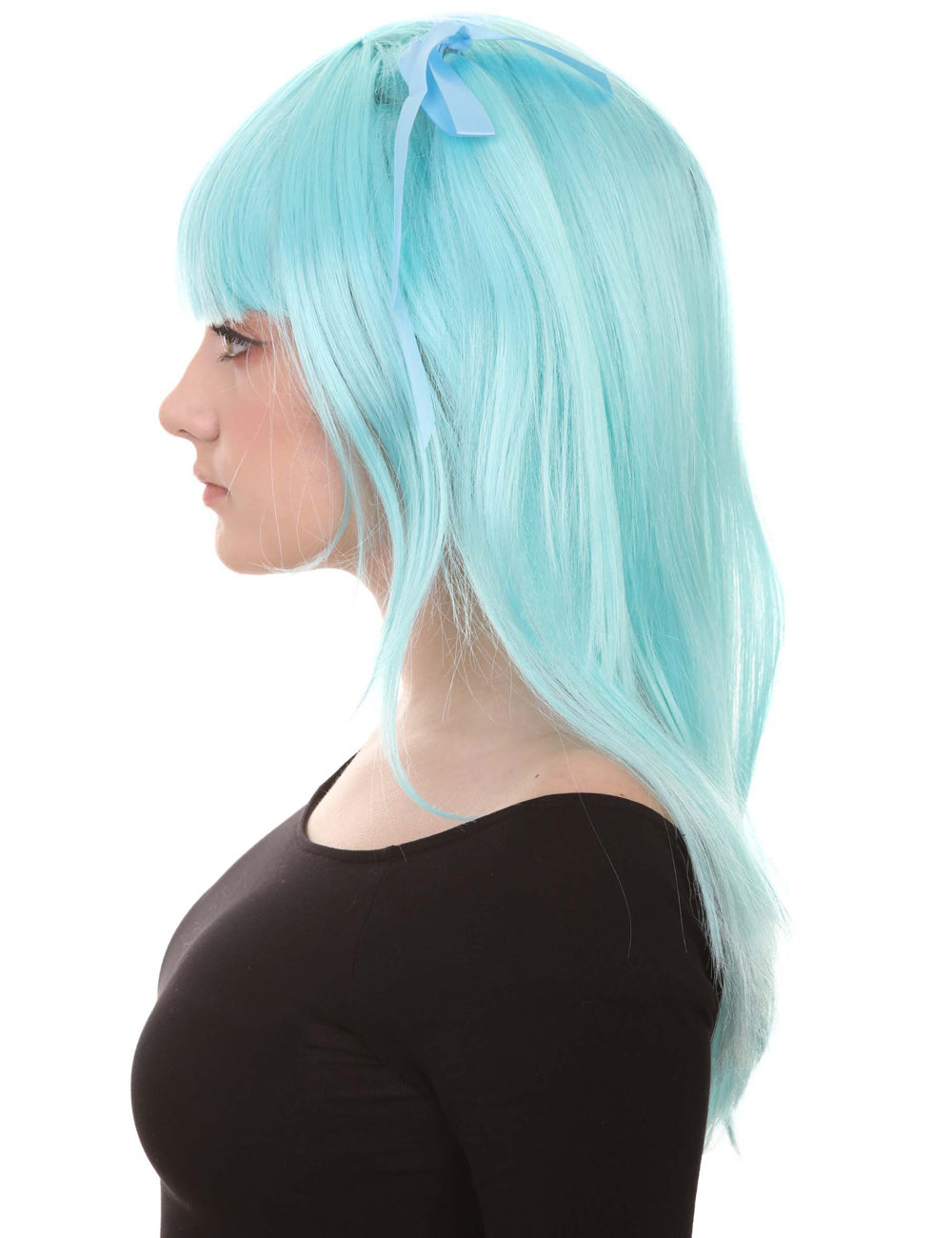 Wigs2you ハロウィンパーティープレミアムレディース H-552 ライトブルー "Dolly" ウィッグ