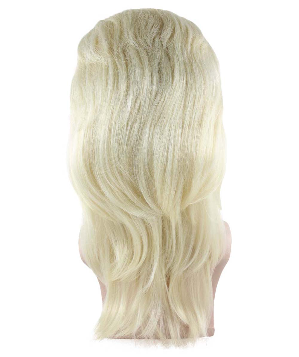 ハロウィンパーティー プレミアム 男性用 H-2149 80年代 ブロンド マレット ウィッグ