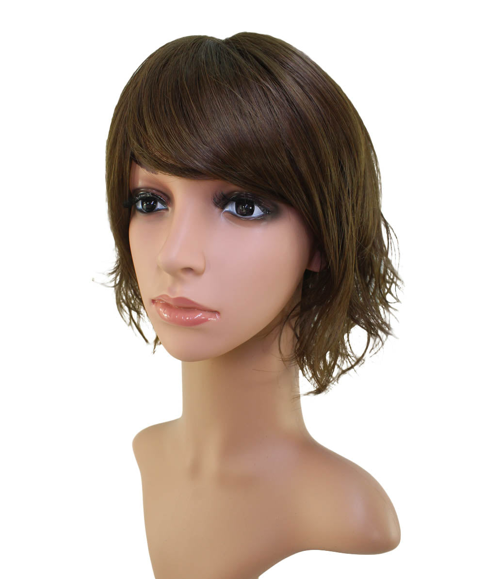 【Wigs2you】ウィッグ 耐熱 W-759 フルウィッグ ミディアム カール 高品質 ナチュラル 自然 かつら 女装 普段使い 医療用 簡単着用。