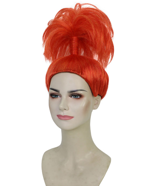 女性アニメH-6295映画キャラクター感情オレンジウィッグコスプレウィッグ難燃性合成繊維