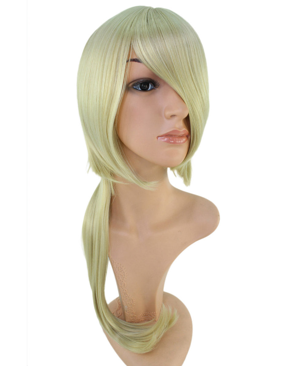 レディースファッション C-046 ロングストレート C-ブラック コスプレ ヒートスタイルウィッグ