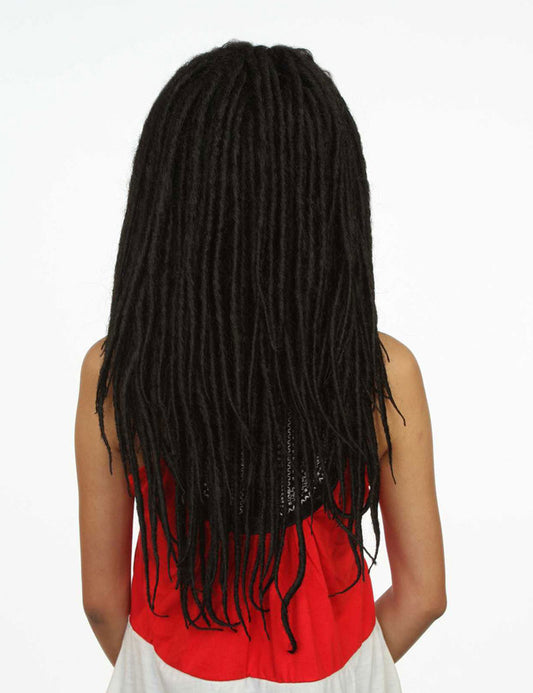 レディースファッション W-323 ライトブロンドドレッドロックスウィッグ 合成繊維 パーティーに最適