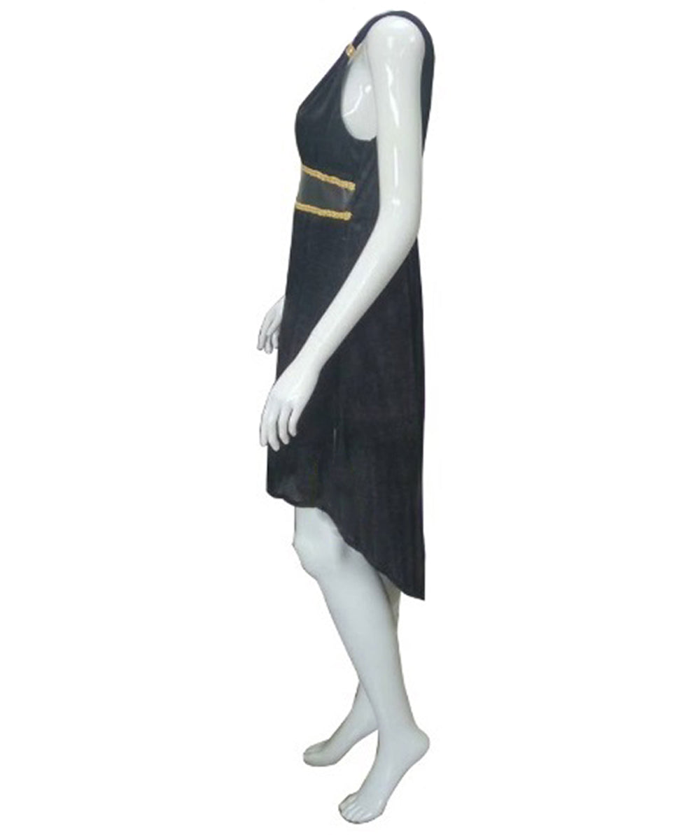 大人女性用 クレオパトラ コスチューム ブラック 2点 ハロウィンコスチューム JCO-040
