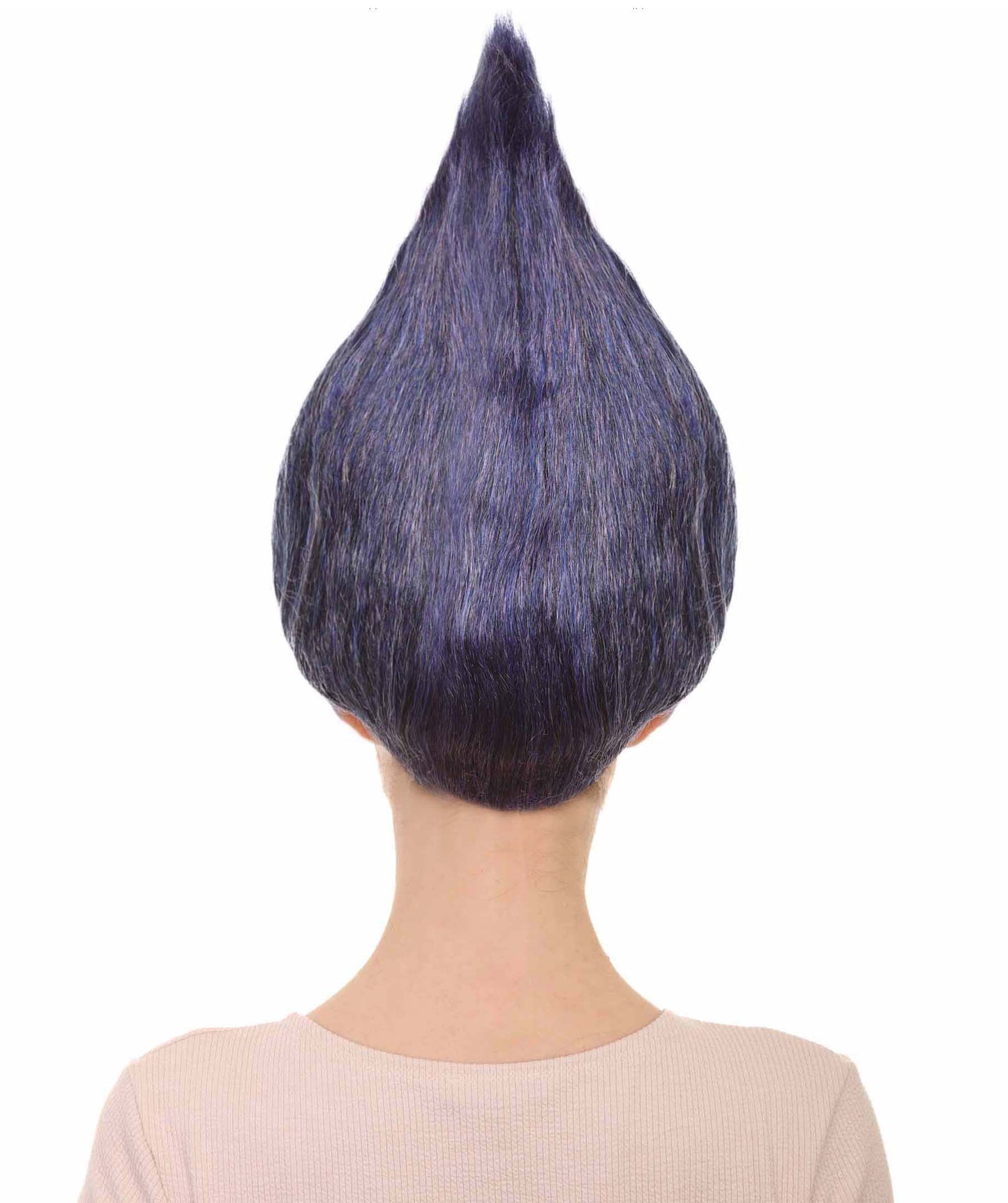 ブルークリスマスツリーレディースウィッグ H-3527 メリータグウィッグ プレミアム通気性のあるキャップレスキャップ