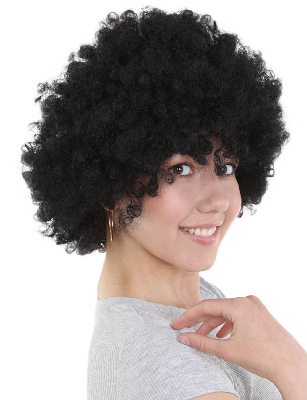 Wigs2you ハロウィンパーティー プレミアム レディース H-669 ブラック アフロ ウィッグ