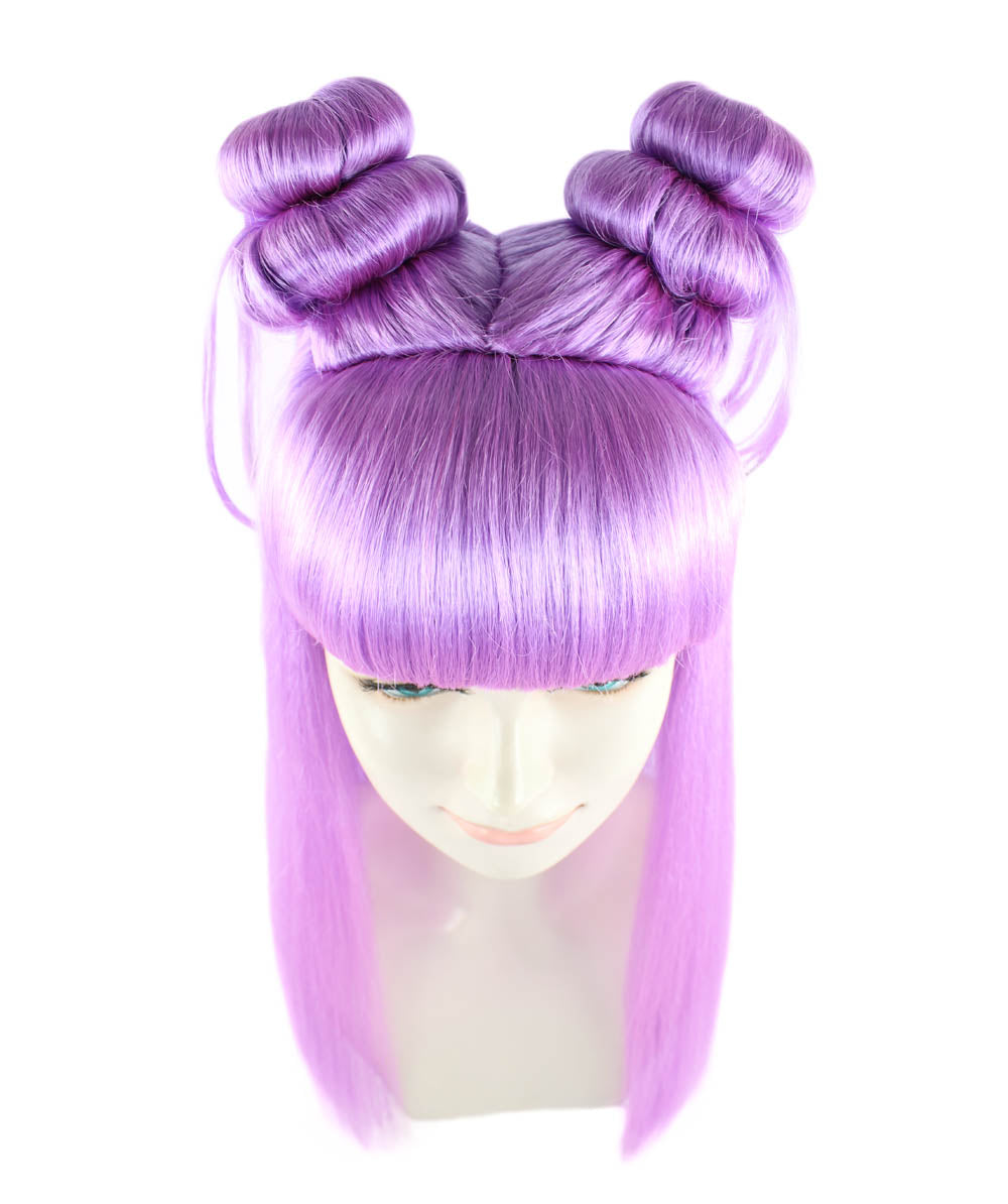 Wigs2you ハロウィン パーティー プレミアム レディース H-1207 快適なフィット感のパープル アジアン プリンセス ウィッグ