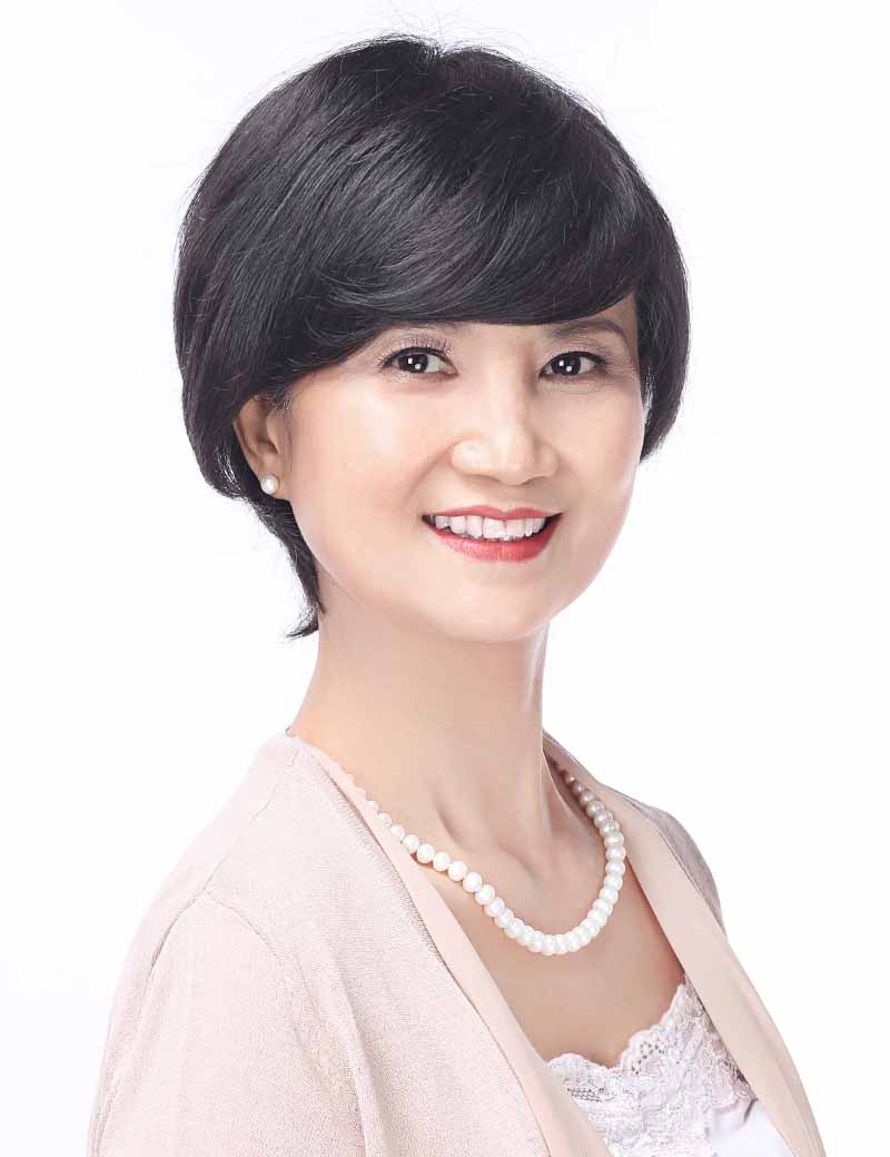 女性用 人毛ミックス総手植えウィッグ びっくりする軽さ 長時間被っても大丈夫な医療ウィッグ、ウィッグネット付き