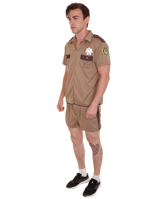 大人の男性 JCO-058 映画のキャラクター リューテナントの衣装 ブラウン ハロウィン衣装