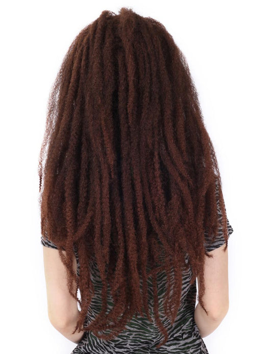 当店の人気アイテム〜B系センターわけロングドレッドスタイルです!ウィッグネット付き♪ W-574