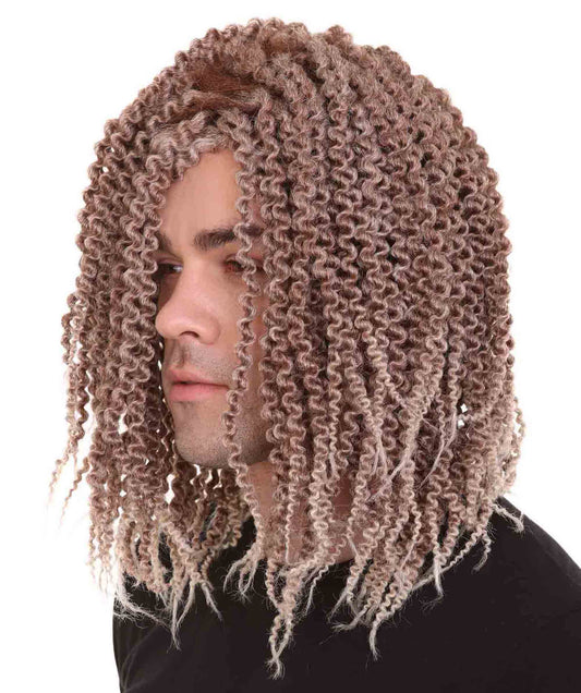 Wigs2you ハロウィンパーティ プレミアムメンズ H-2086 とても快適 ライトブラウン ドレッドロックウィッグ