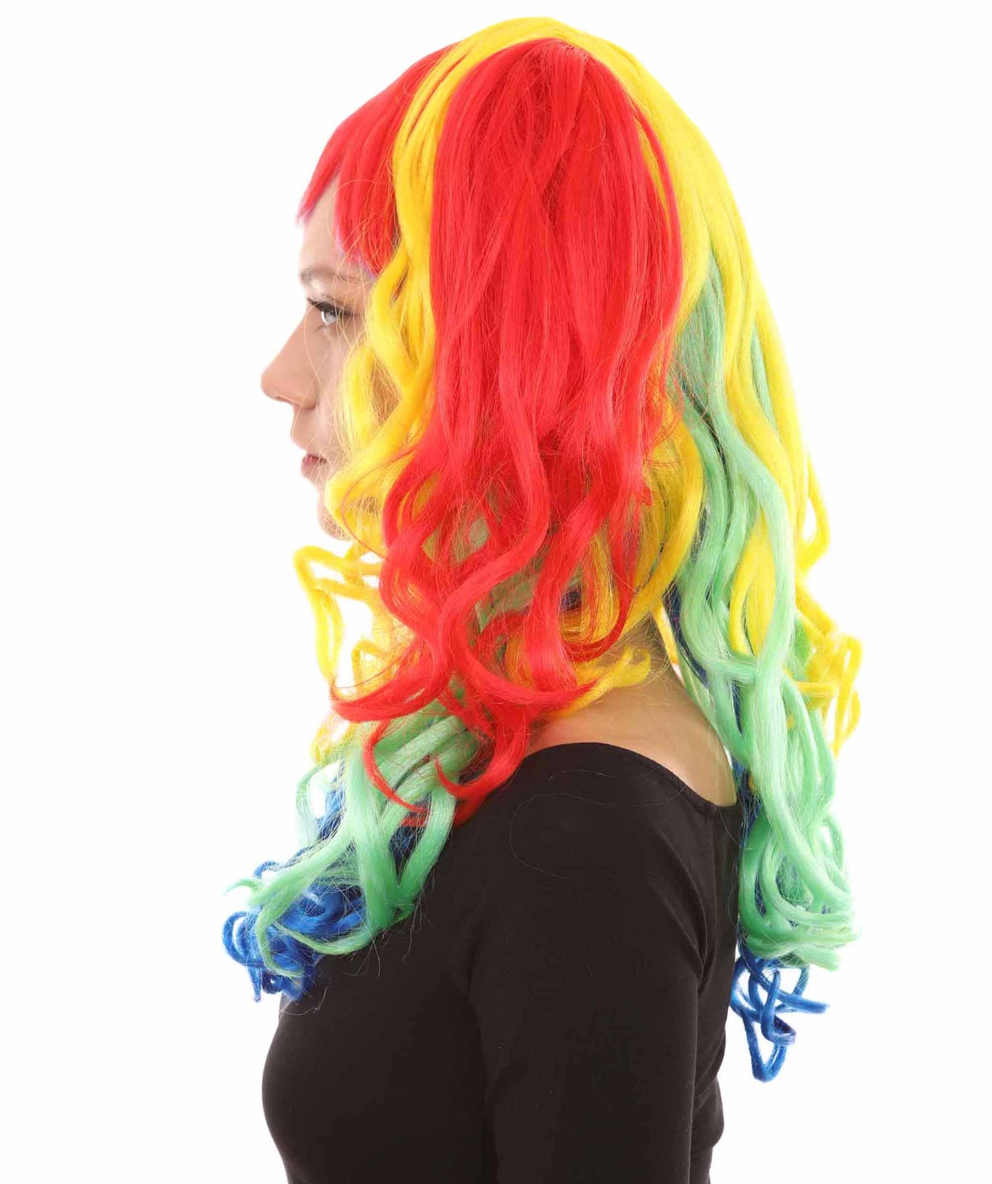 Wigs2you ハロウィンパーティープレミアムレディース H-1833 華やかに見えるレインボーバタフライウィッグ
