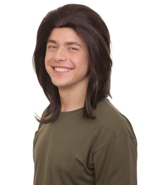 メンズ H-6175 イギリス人歌手 人気ボーイバンド ロングウェーブヘアスタイルウィッグ