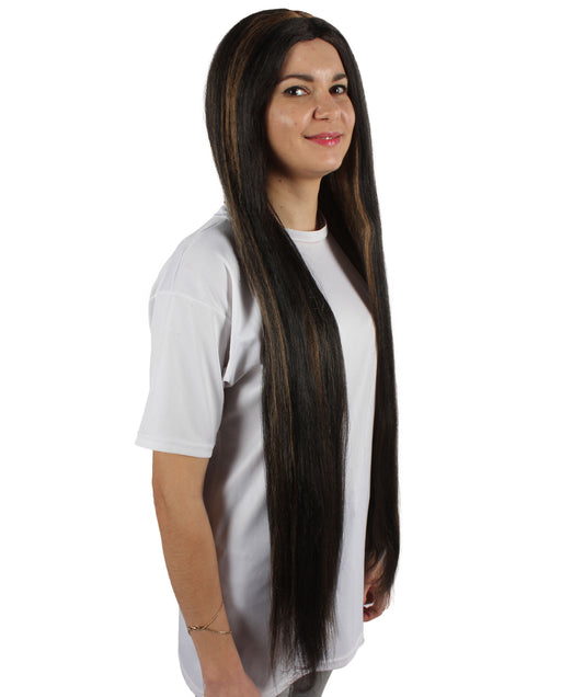 女性 36インチ 超長いウィッグ オーバーンブロンド H-5379_23 バングなし コスプレ衣装の髪ウィッグ